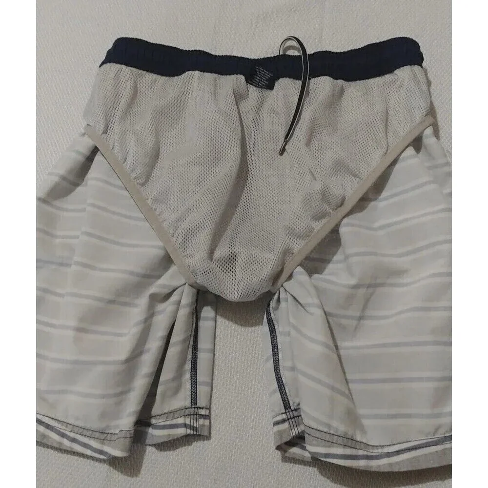 Daniel Cremieux Swim Shorts For Men Size Medium Gray Trunks - Picture 6 of 8
